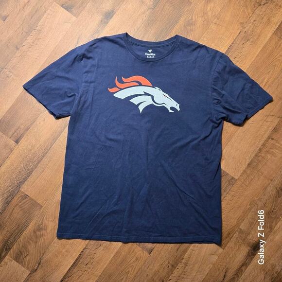 Navy Blue Denver Broncos 88 Thomas tshirt size XL - Picture 1 of 5